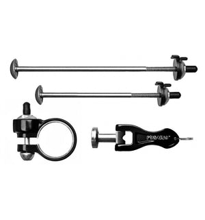 Pinhead Locking Skewers QR Wheel + Seatpost Locks 3-Pack #111