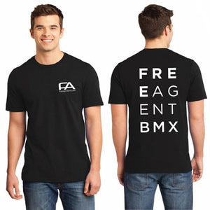 Free Agent Eye Exam Mens BMX T-Shirt