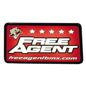 Free Agent BMX Lighted Racing Sign