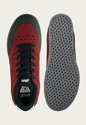 Afton Mens Keegan MTB / Urban Shoes Black/Maroon/Grey