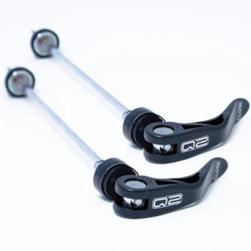 Q2 Fat Bike Quick Release Cromoly Skewers w/Alloy Levers