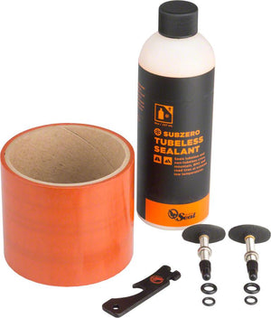 Orange Seal FatBike Tire Tubeless Kit w/ SubZero Sealant