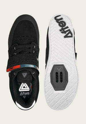 Afton Mens Vectal Quatro MTB Shoes Black/White