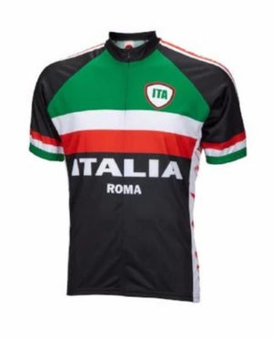 World Jersey Italy Roma Mens Cycling Jersey