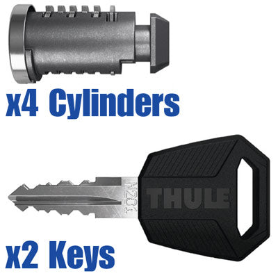 Thule One Key System Lock Cylinders 4 Pack